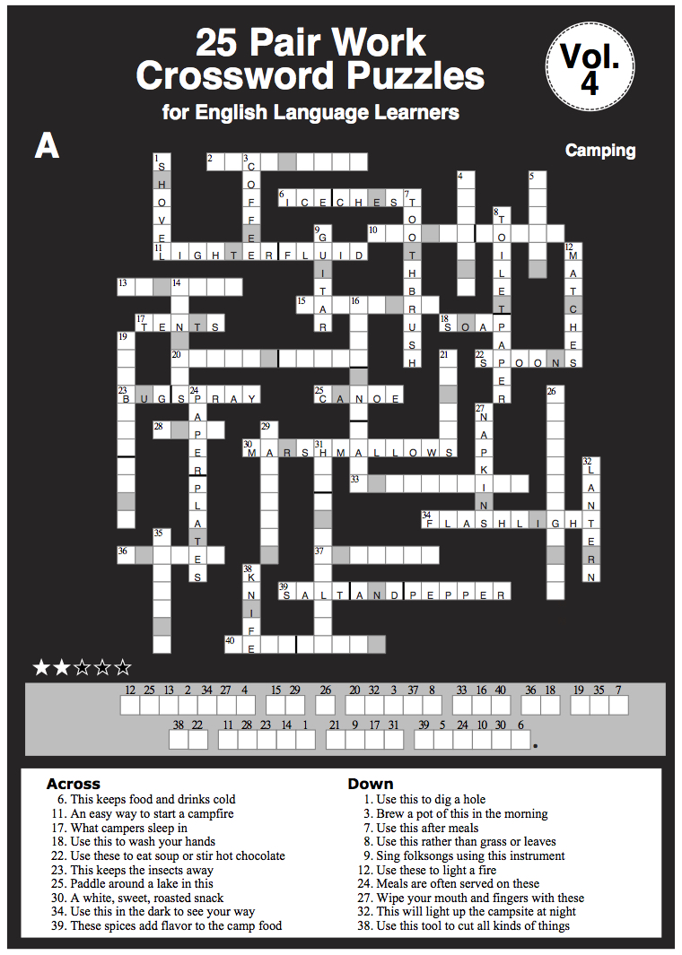 Crossword Puzzle Book Volume 4